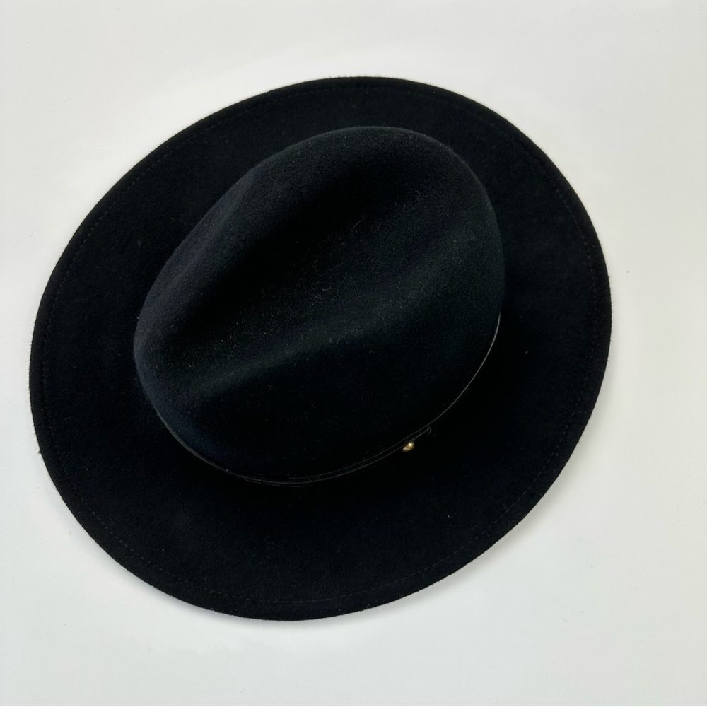 Free People Wythe Leather Band Felt Hat - Picture 2 of 10